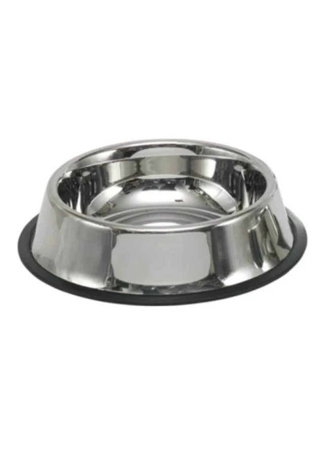 Nunbell Stainless Steel Pet Bowl, Durable Food and Water Dish for Cats and Dogs, 24cm - Image 1